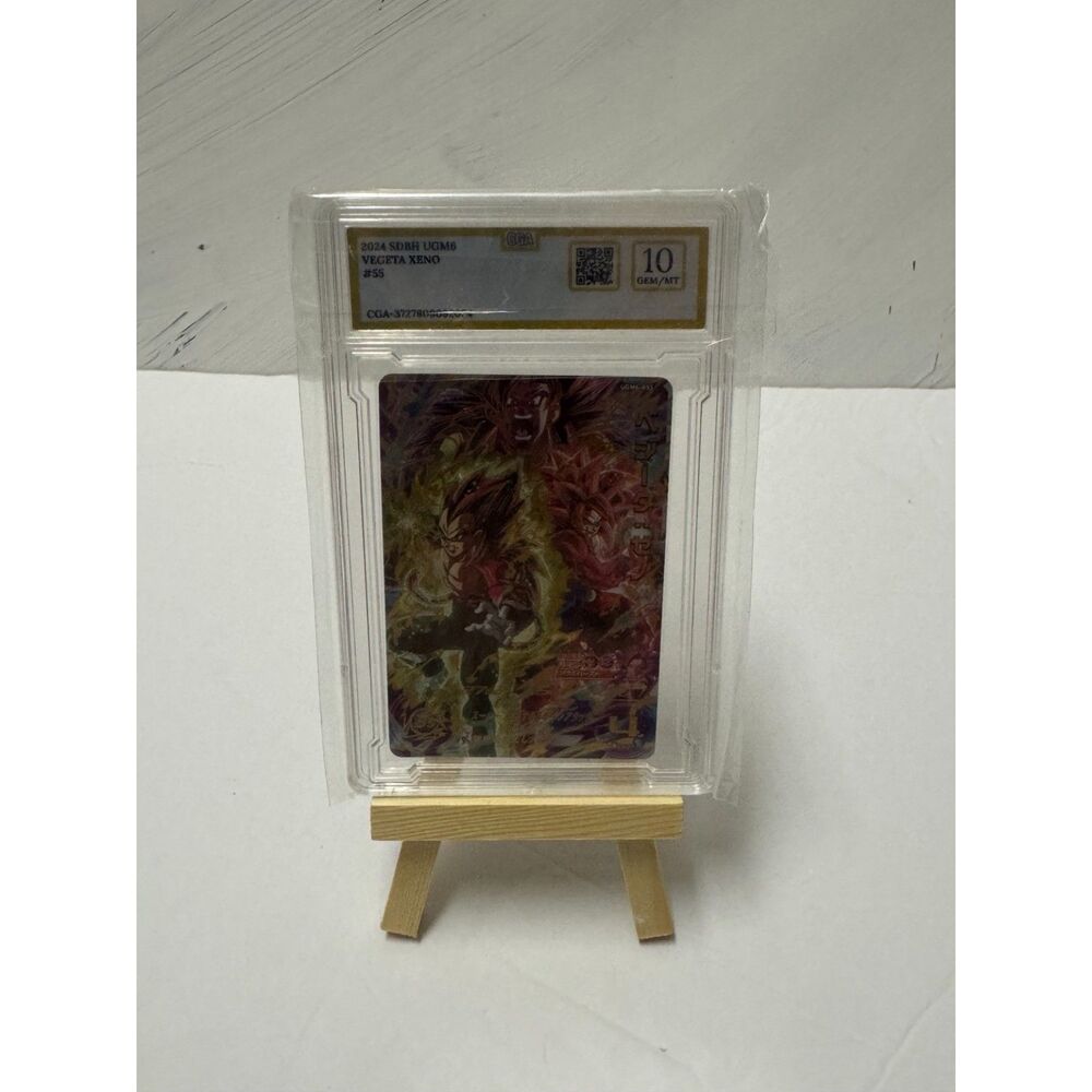 2024 SDBH UGM6 Vegeta Xeno #55 CGA 10 Gem Mint Dragon Ball Heroes Card
